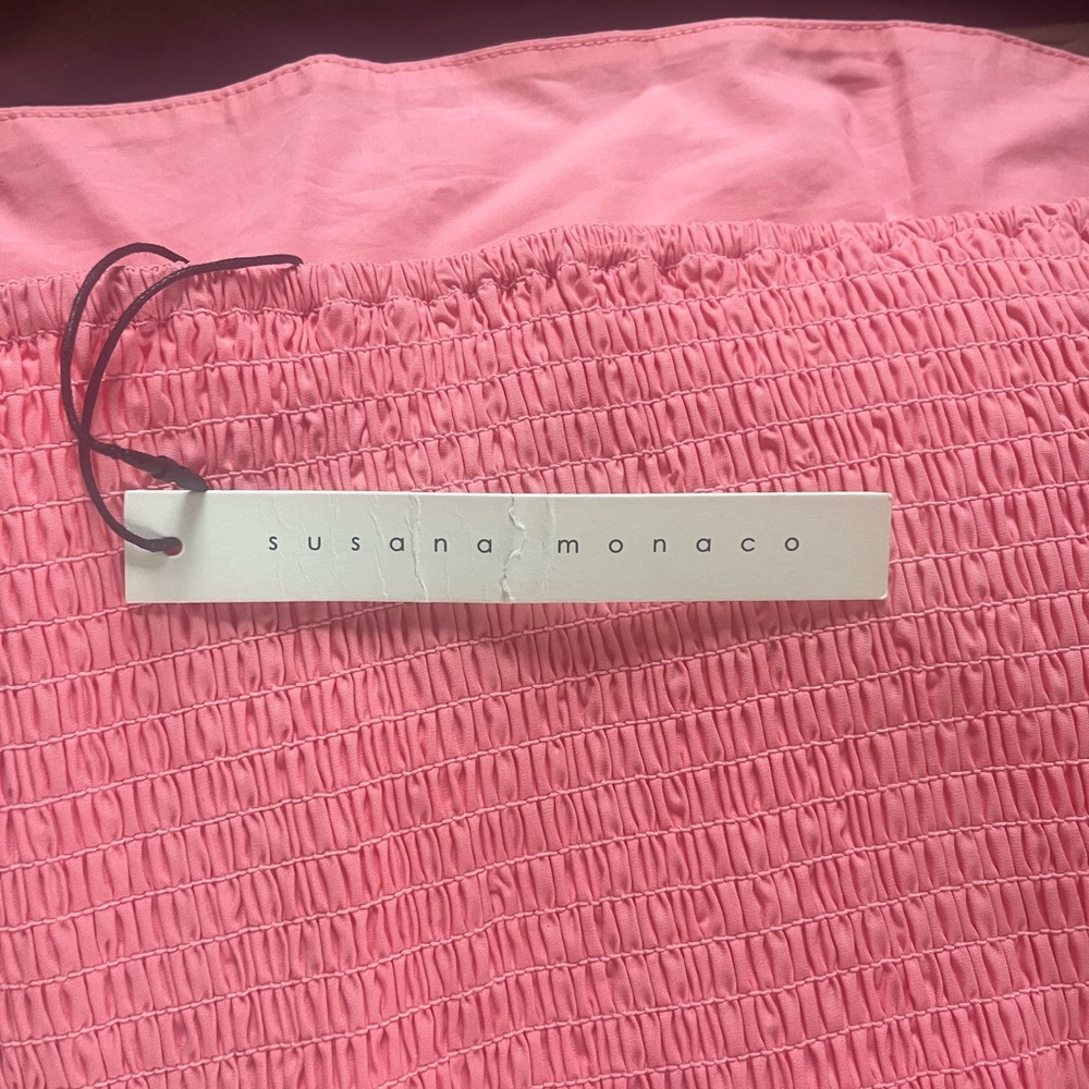 Susana Monaco Hot Pink tube Mini Dress  Sz. M (10) / Original. $189
